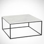 Hanah Home Mesa de Centro Poly - Marmo Blanco y Negro